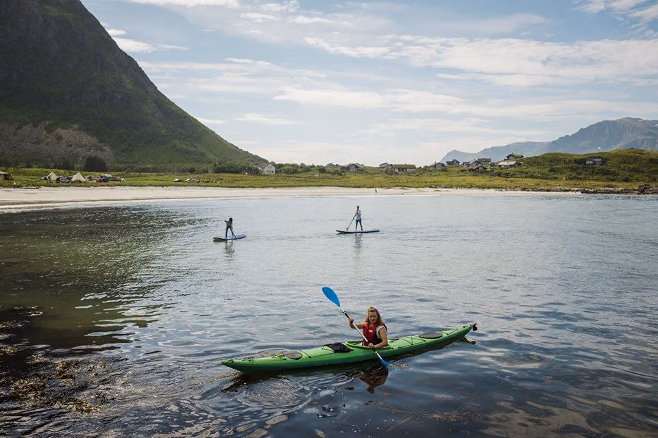 Kayaking by Hov Camping