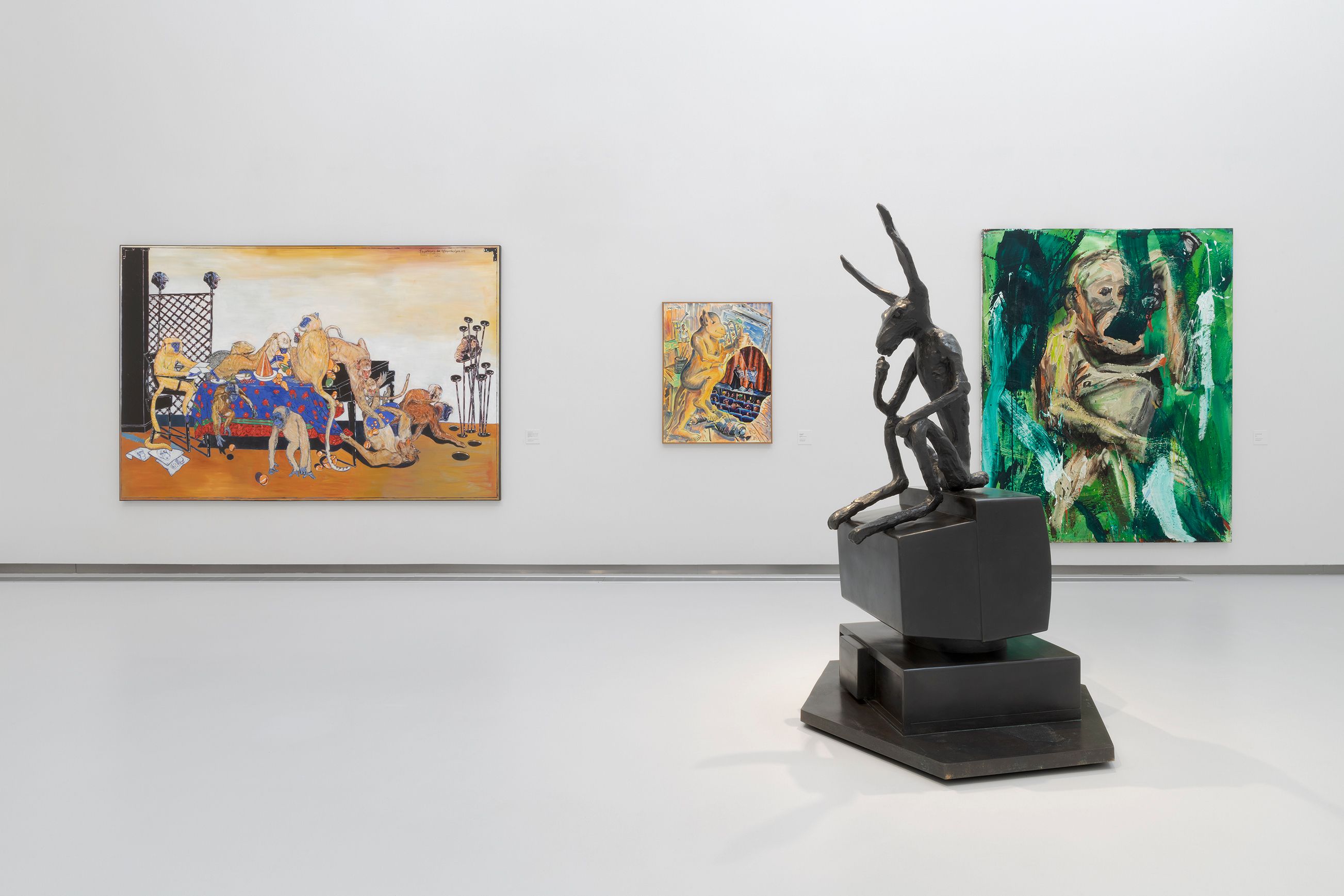 art in a gallery