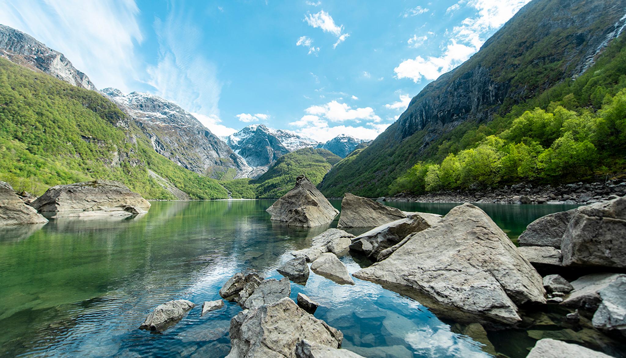 Der See Bondhusvatnet