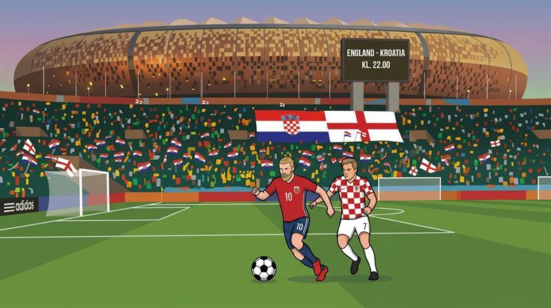 England - Kroatia kl. 22.00
