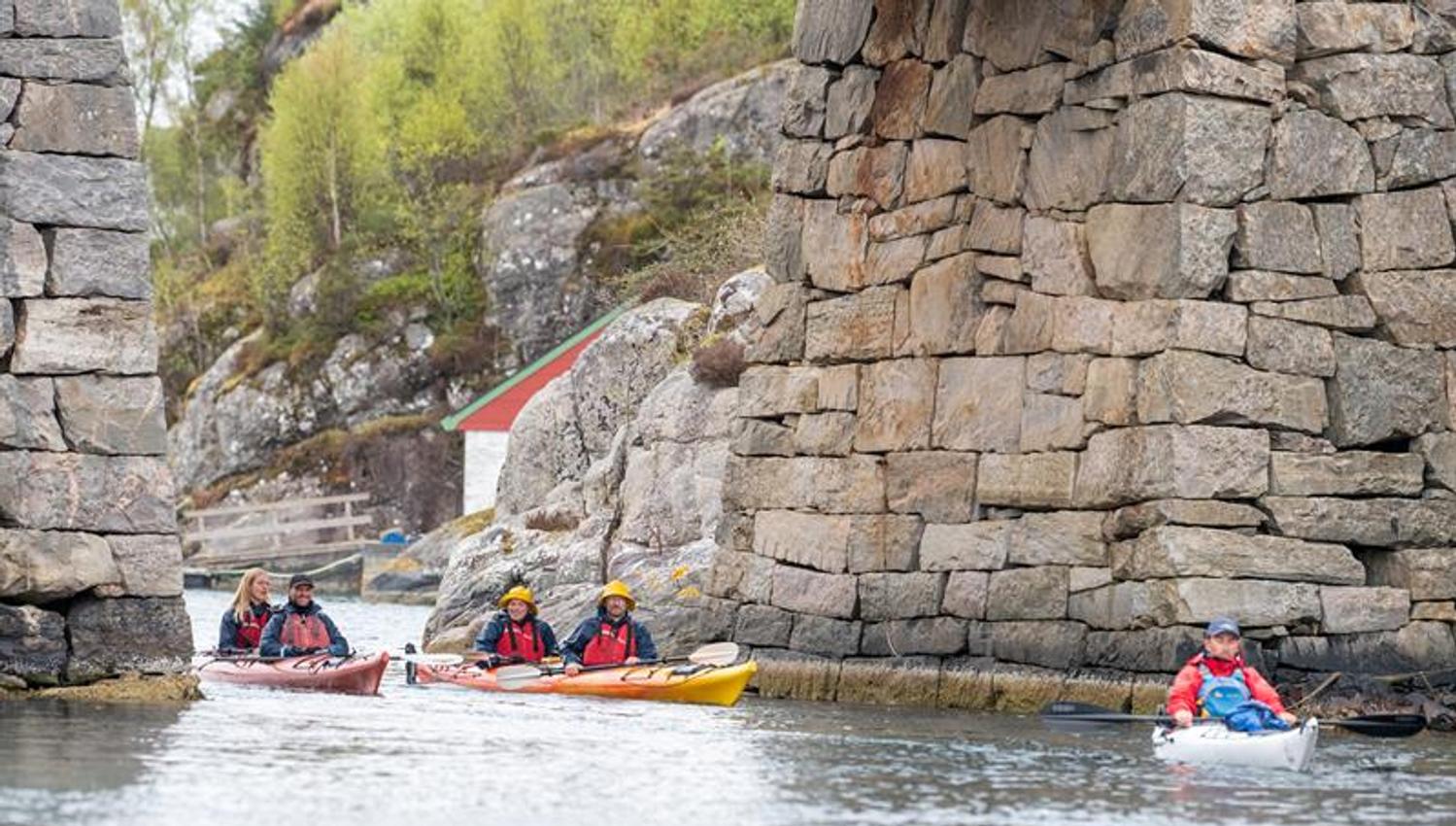 Guided kayak trip