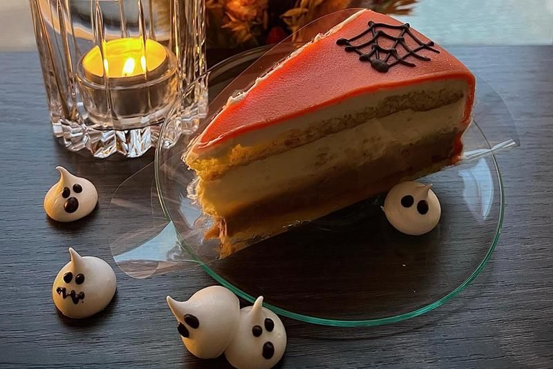 Detail of a piece of cake