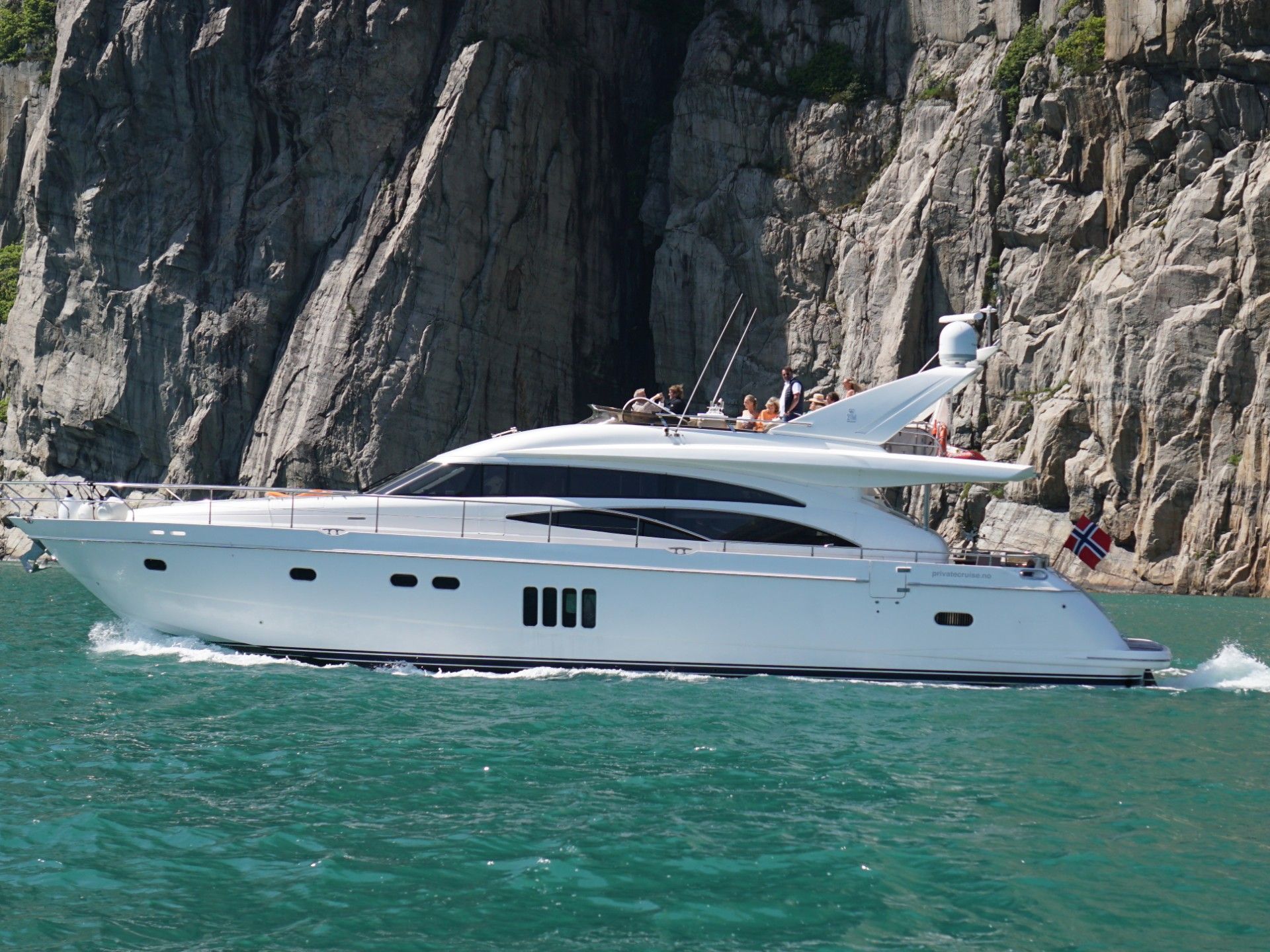 The luxurious yacht Barolo III