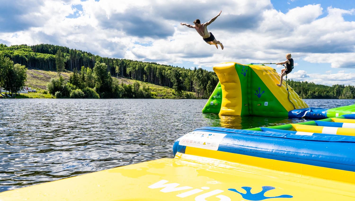 Topcamp Mjøsa. Gratis badepark ved Campingplassen i Ringsaker.