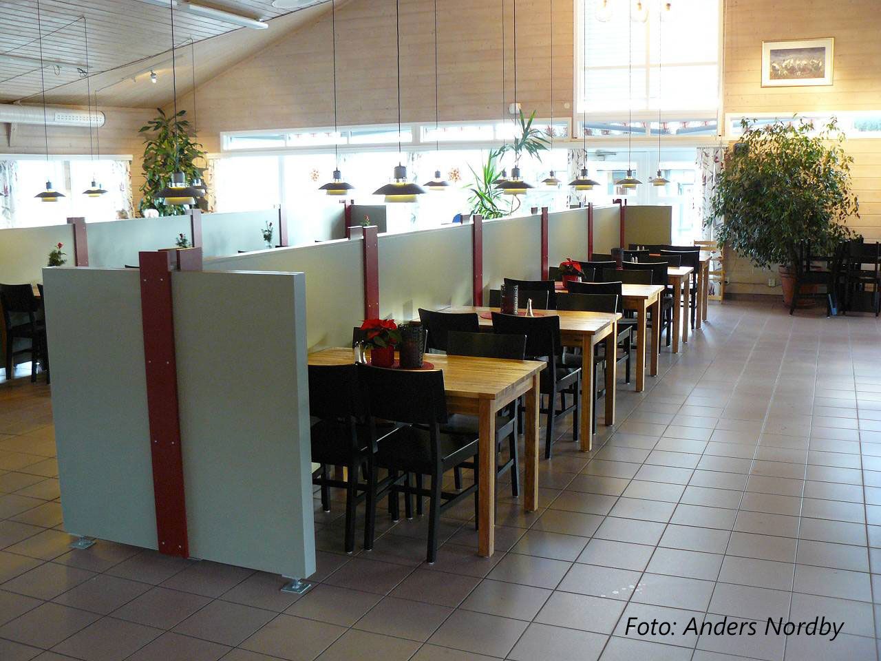 restauranten på Aarnes Kafeteria