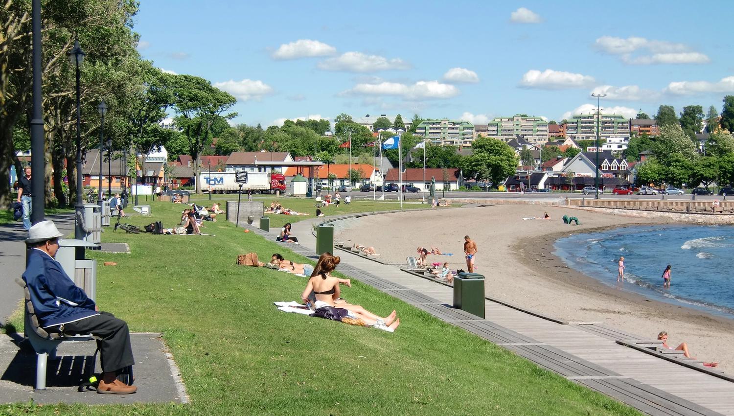 Sjøbadet - hele stranden