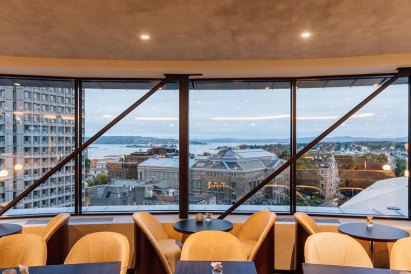 Great view from the restaurant.