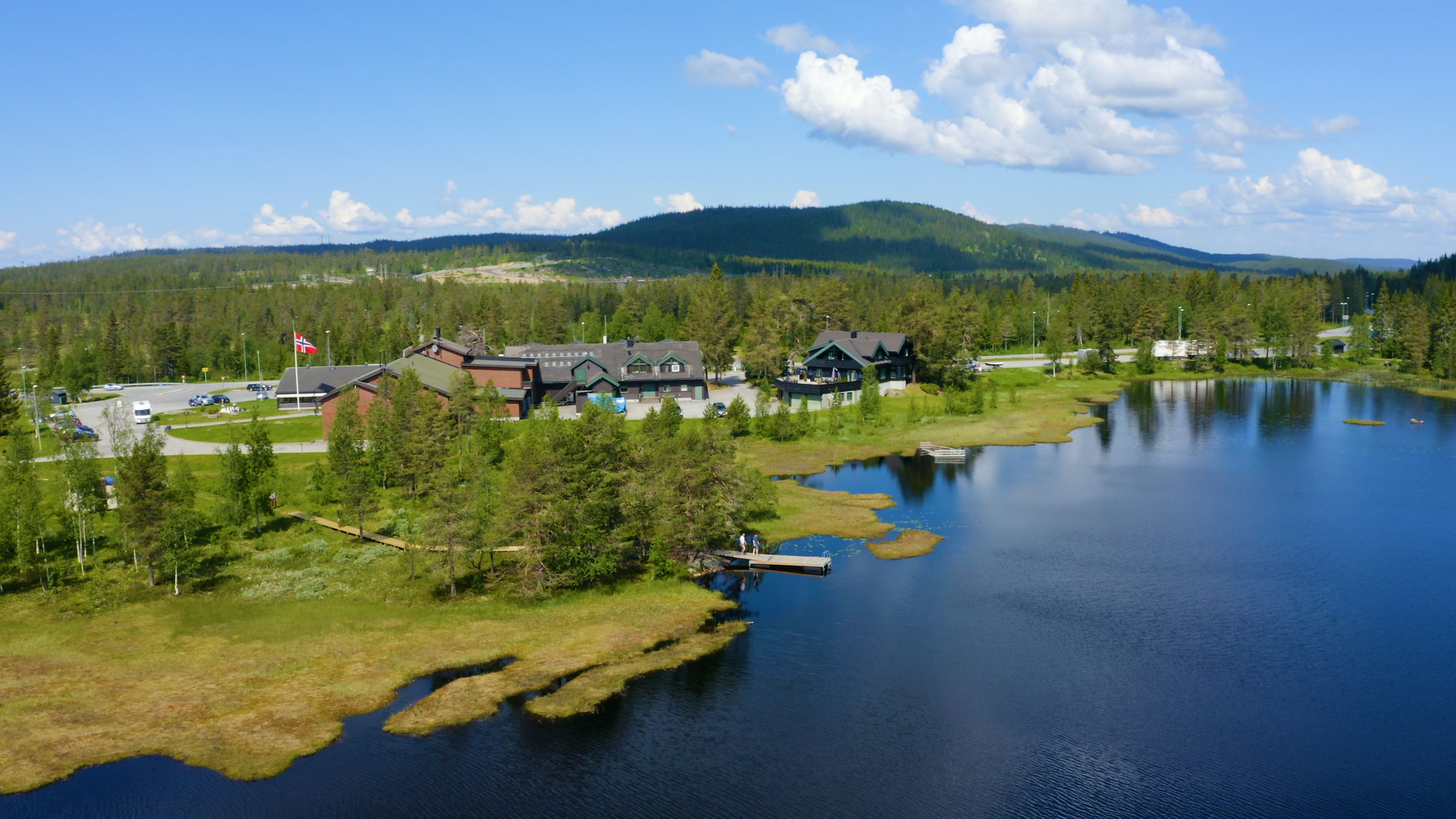 Lygnasæter Hotell dronebilde