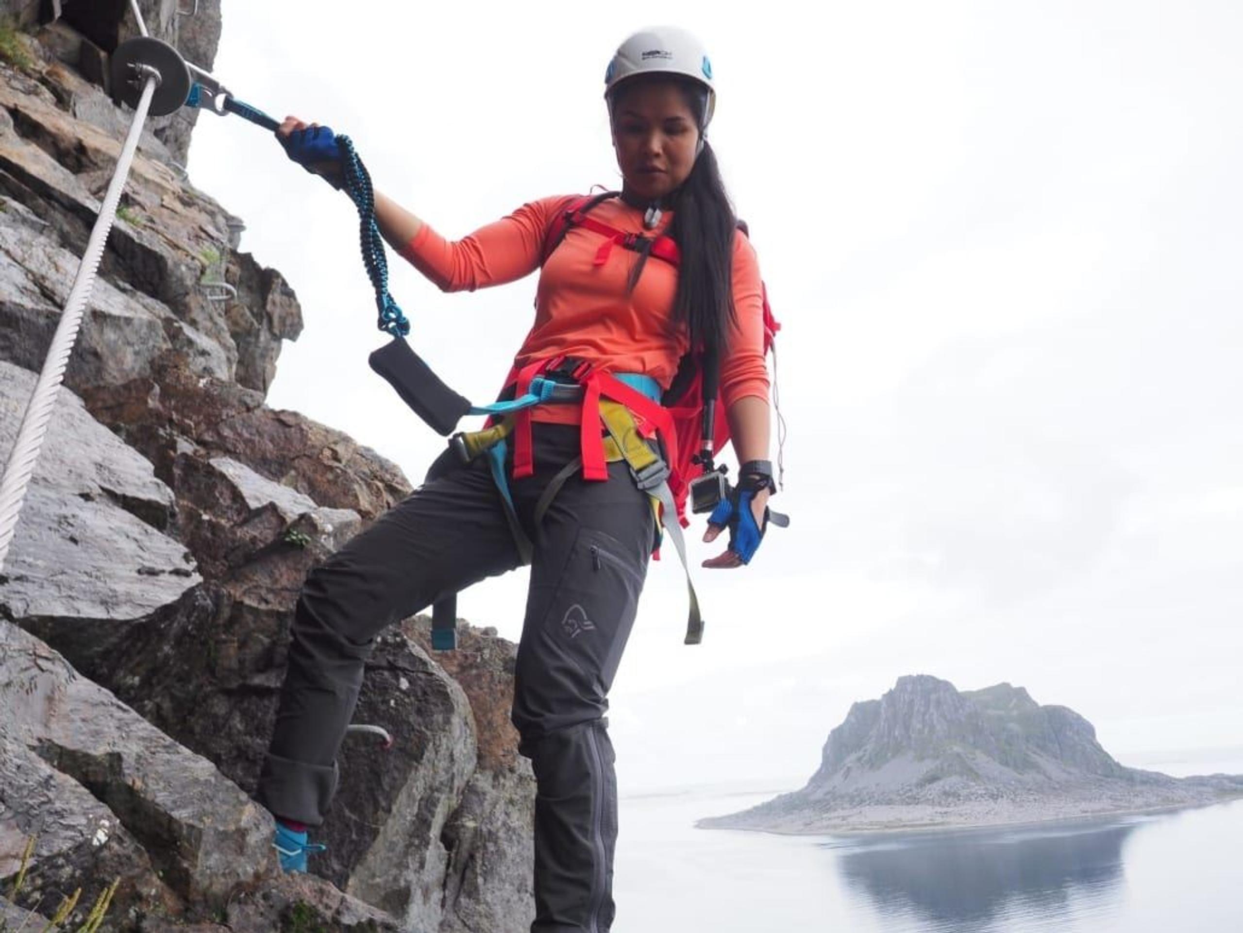 The Ravnfloget Vega Via Ferrata and the Vega Stairs