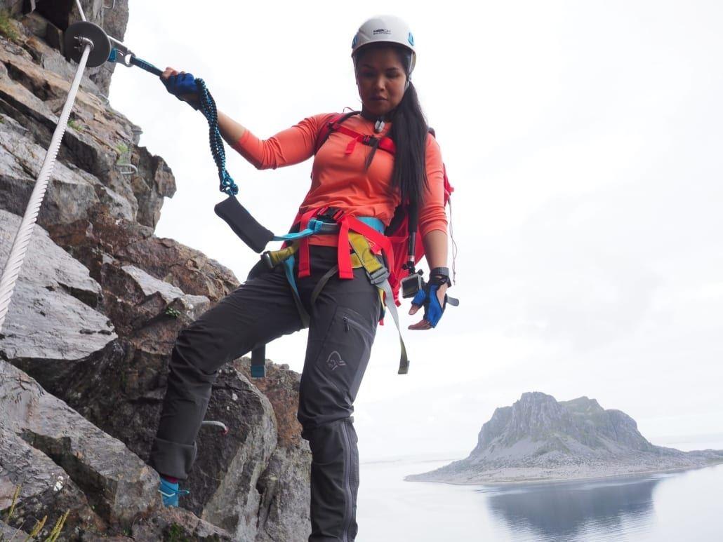 The Ravnfloget Vega Via Ferrata and the Vega Stairs