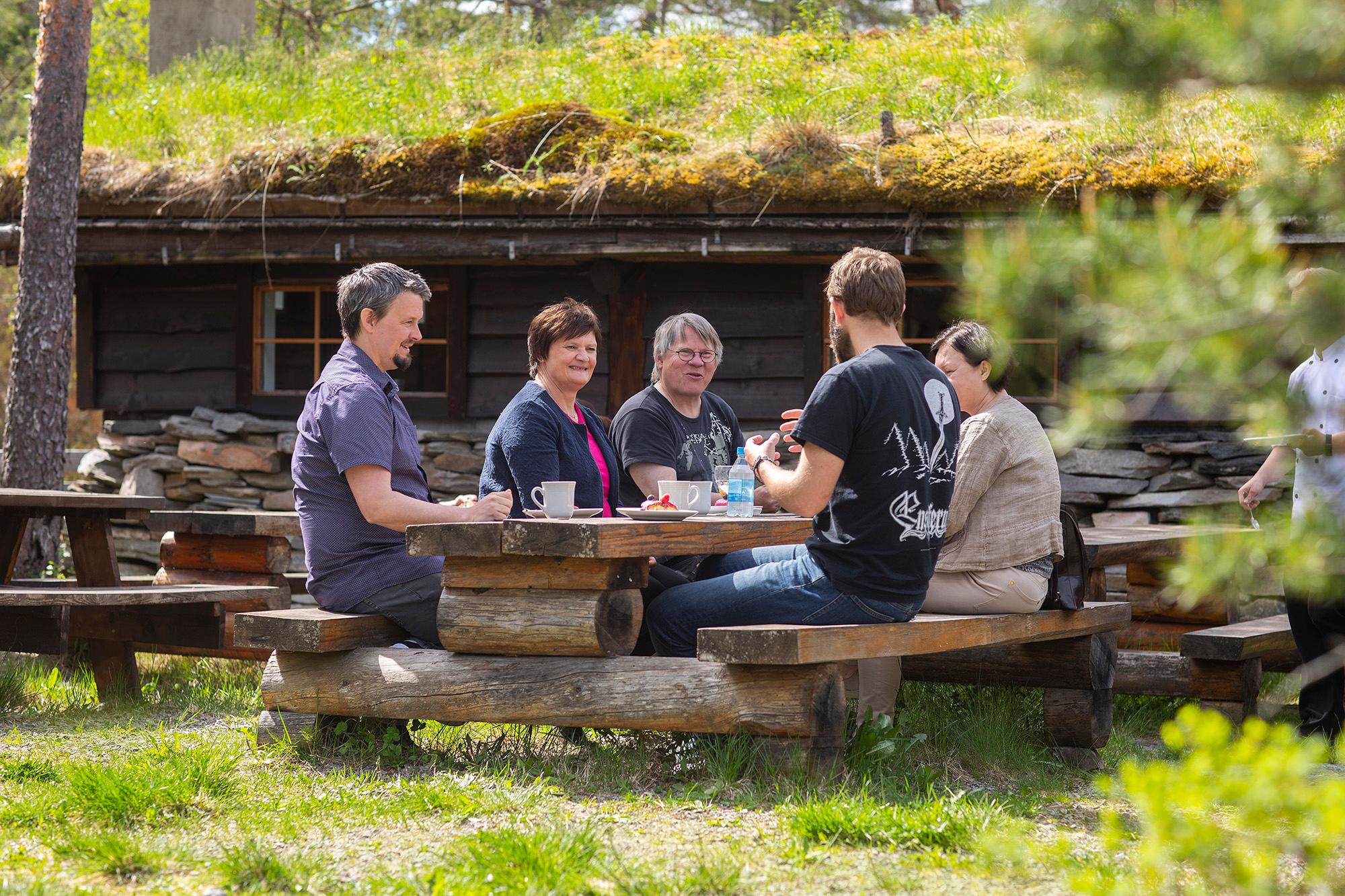 Bøla Cafe outdoor seating
