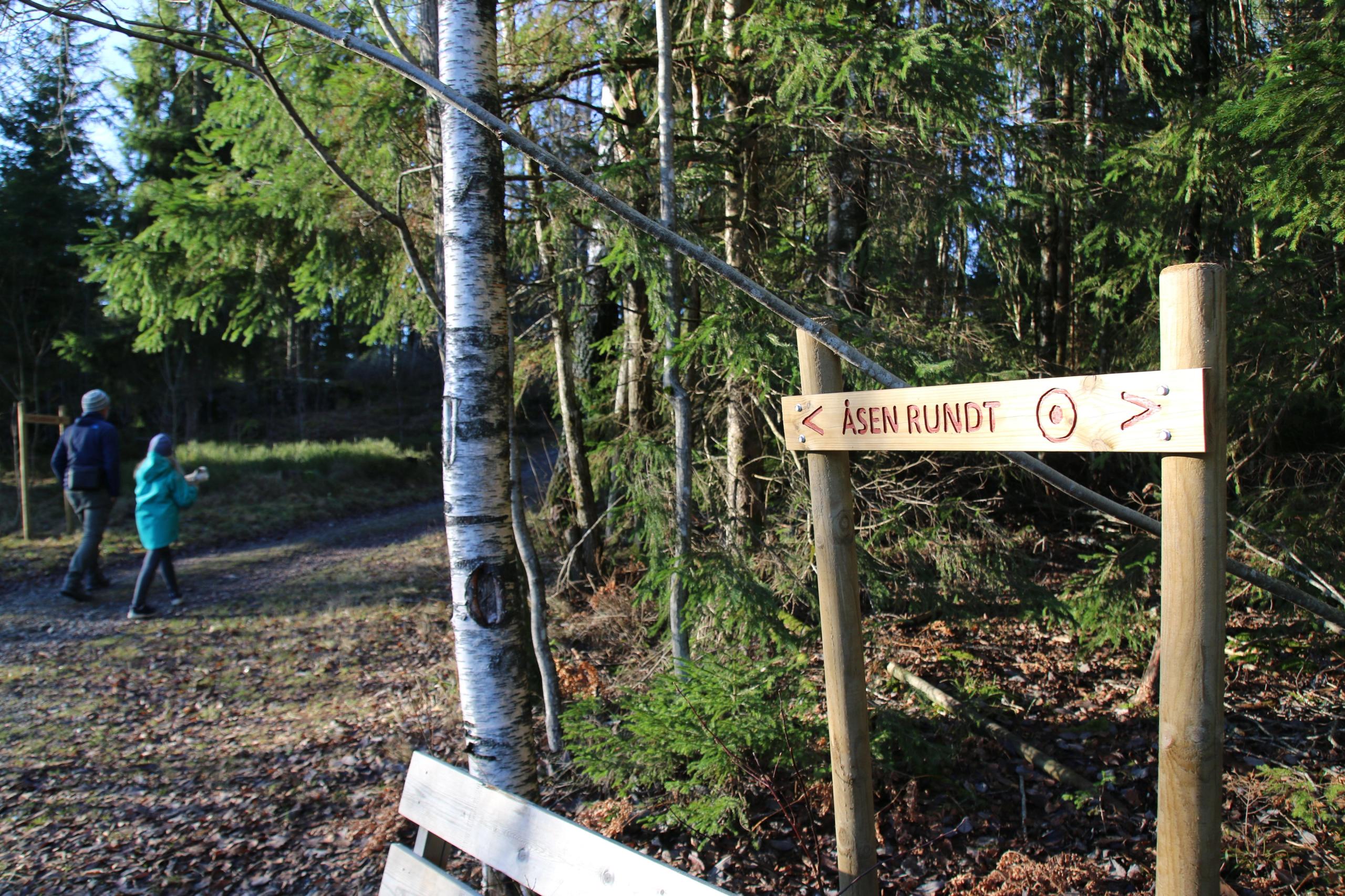 Turskilt "Åsen rundt"