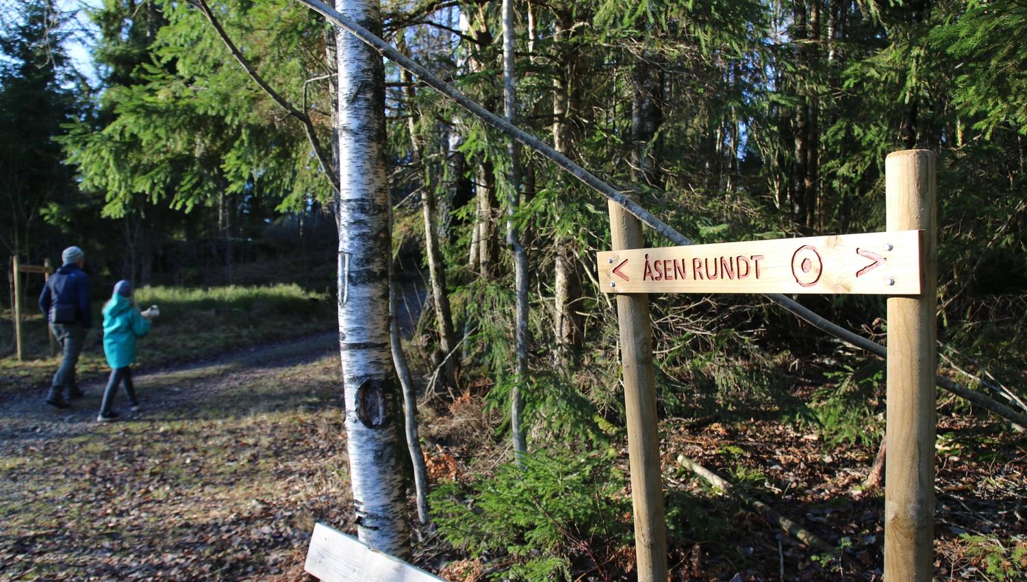 Turskilt "Åsen rundt"