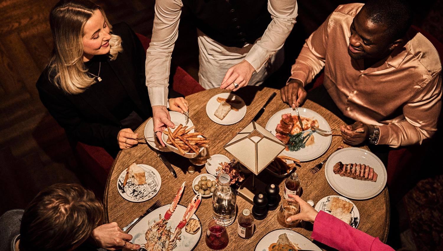 Ready to take in delicious food in good company
