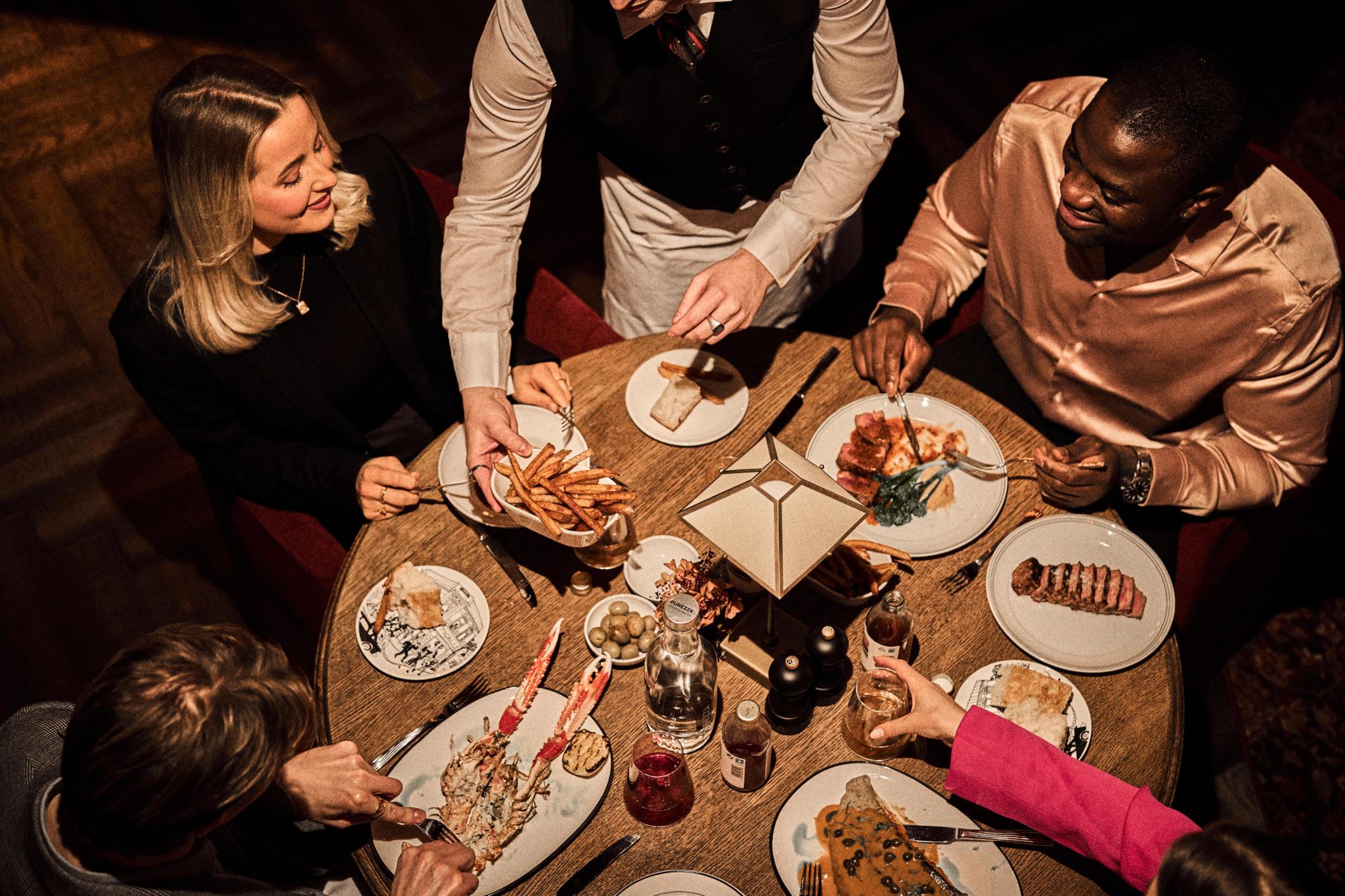 Ready to take in delicious food in good company
