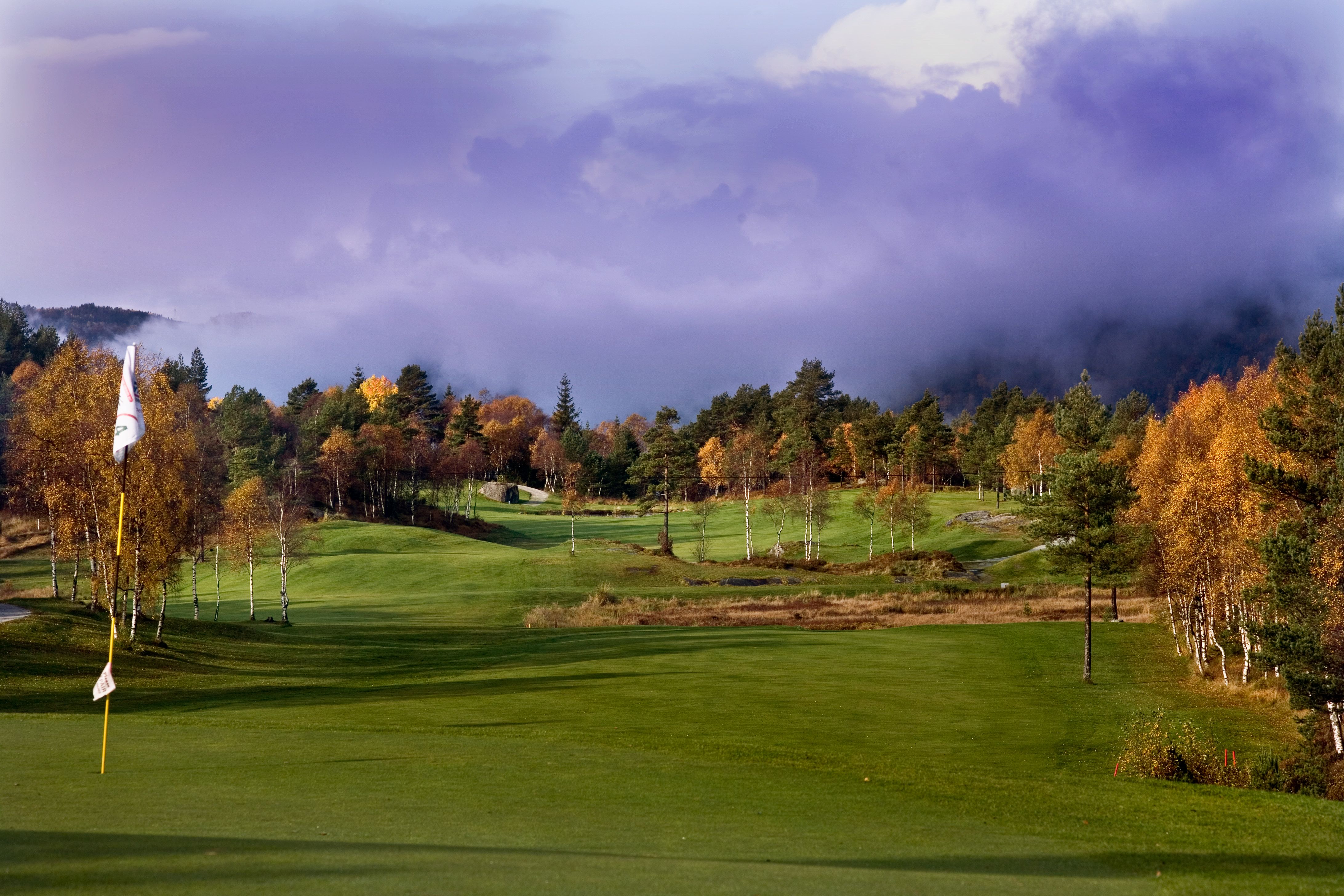 Utsikten Golfpark - Hull 4 fra green