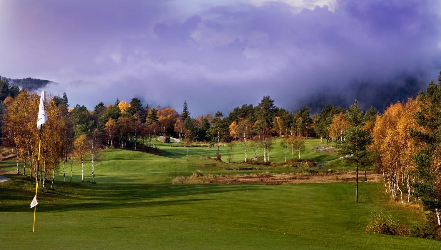 Utsikten Golfpark - Hull 4 fra green
