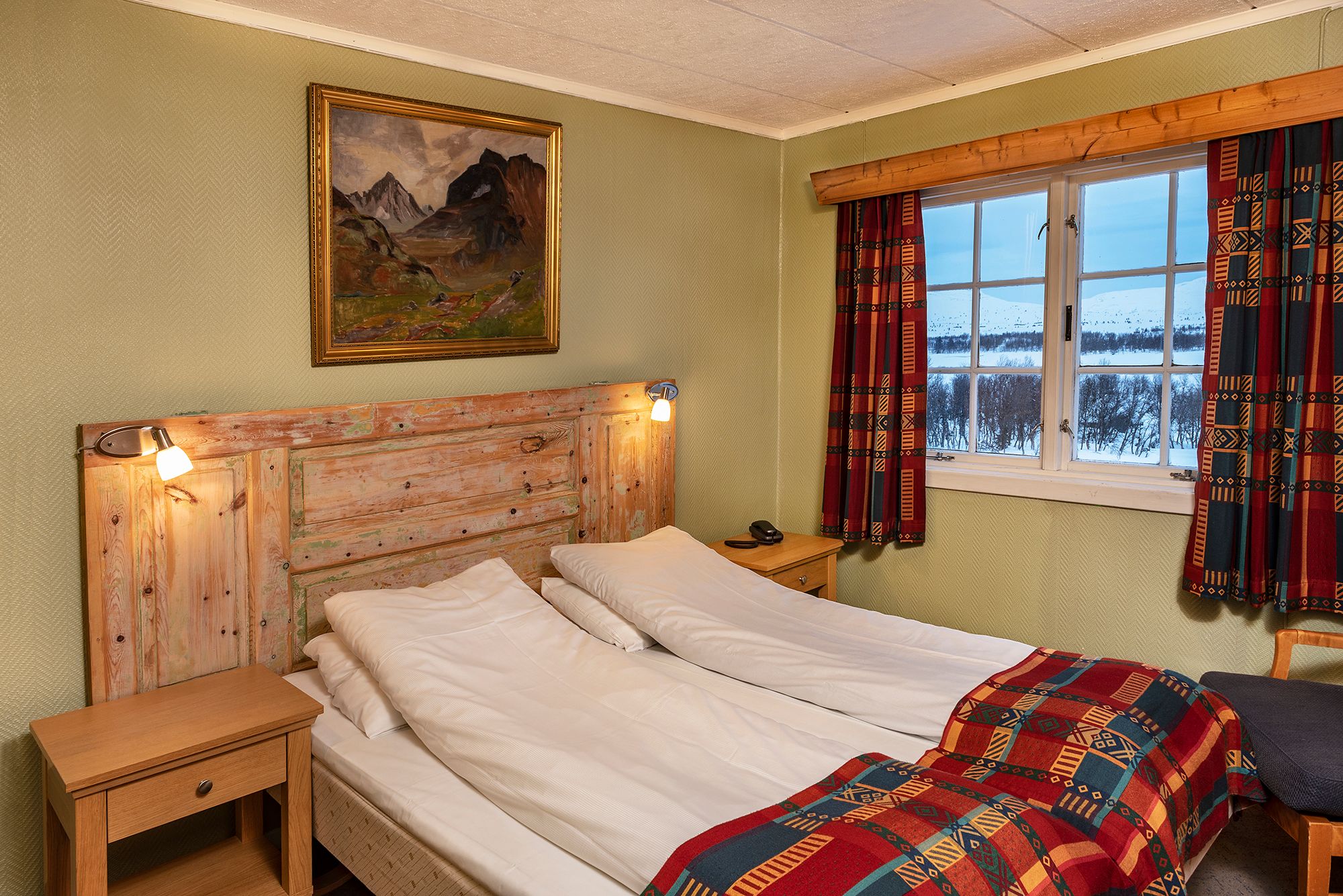 Venabu Fjellhotell double bedroom