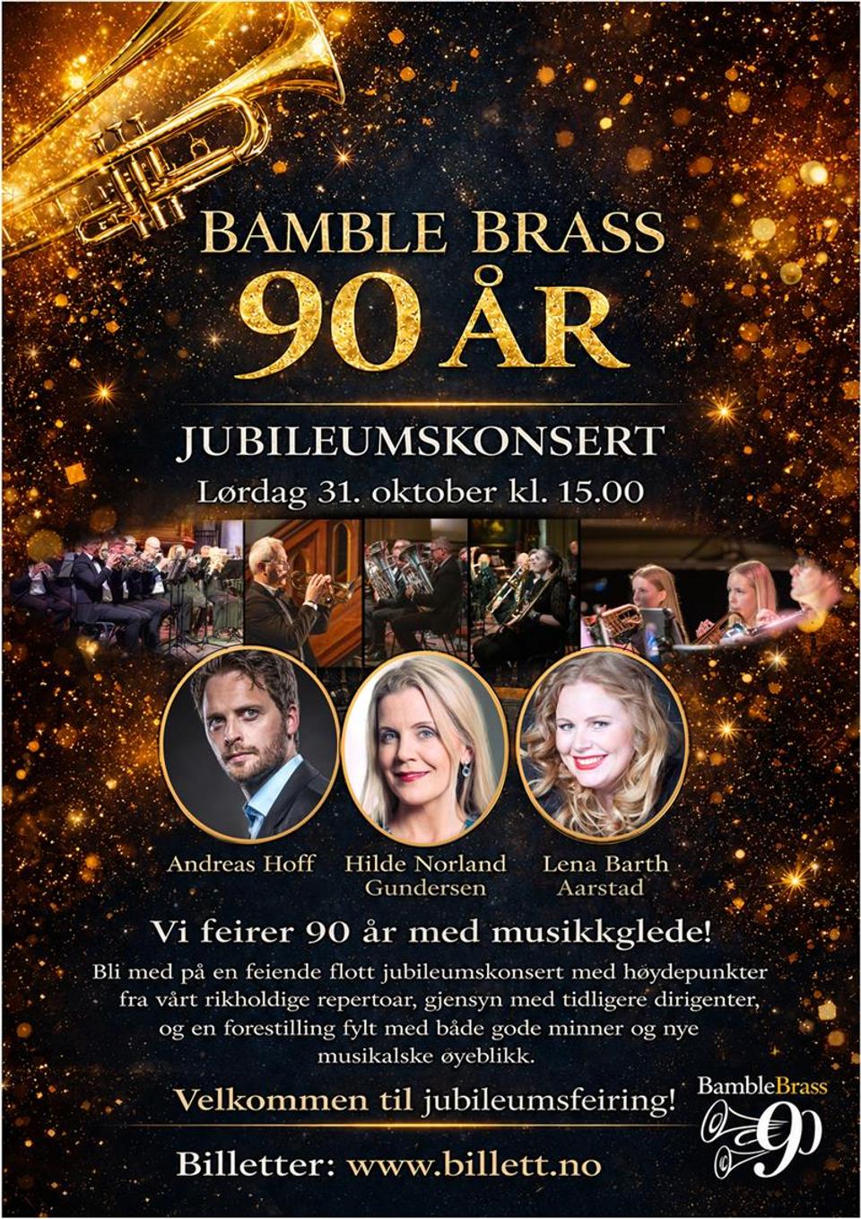 plakat med brassband