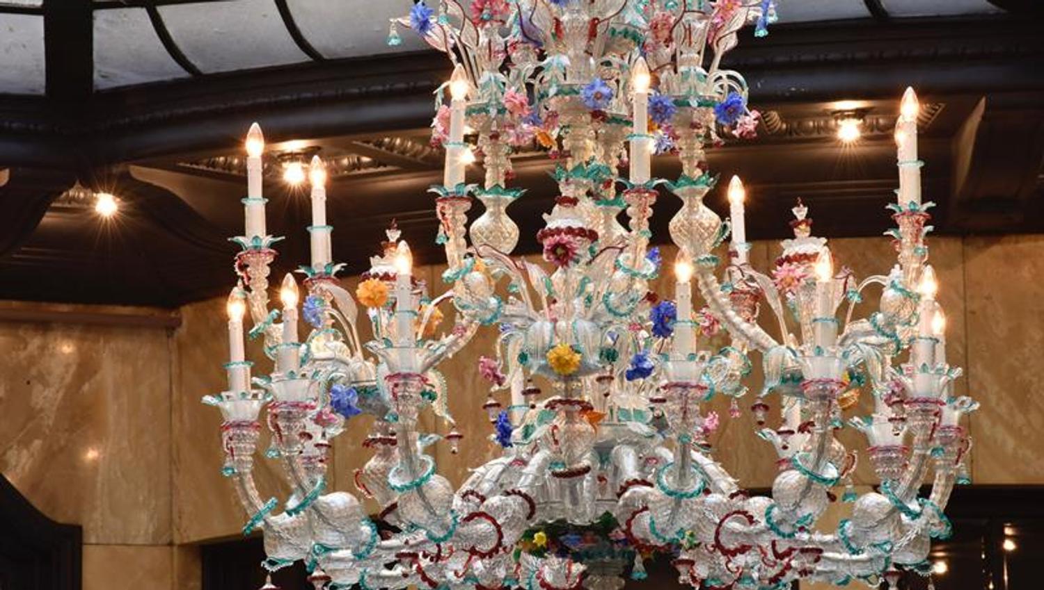colorful chandelier