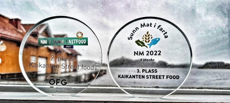 Utmerkelser fra NM i street food tilknyttet The Grill Pit.