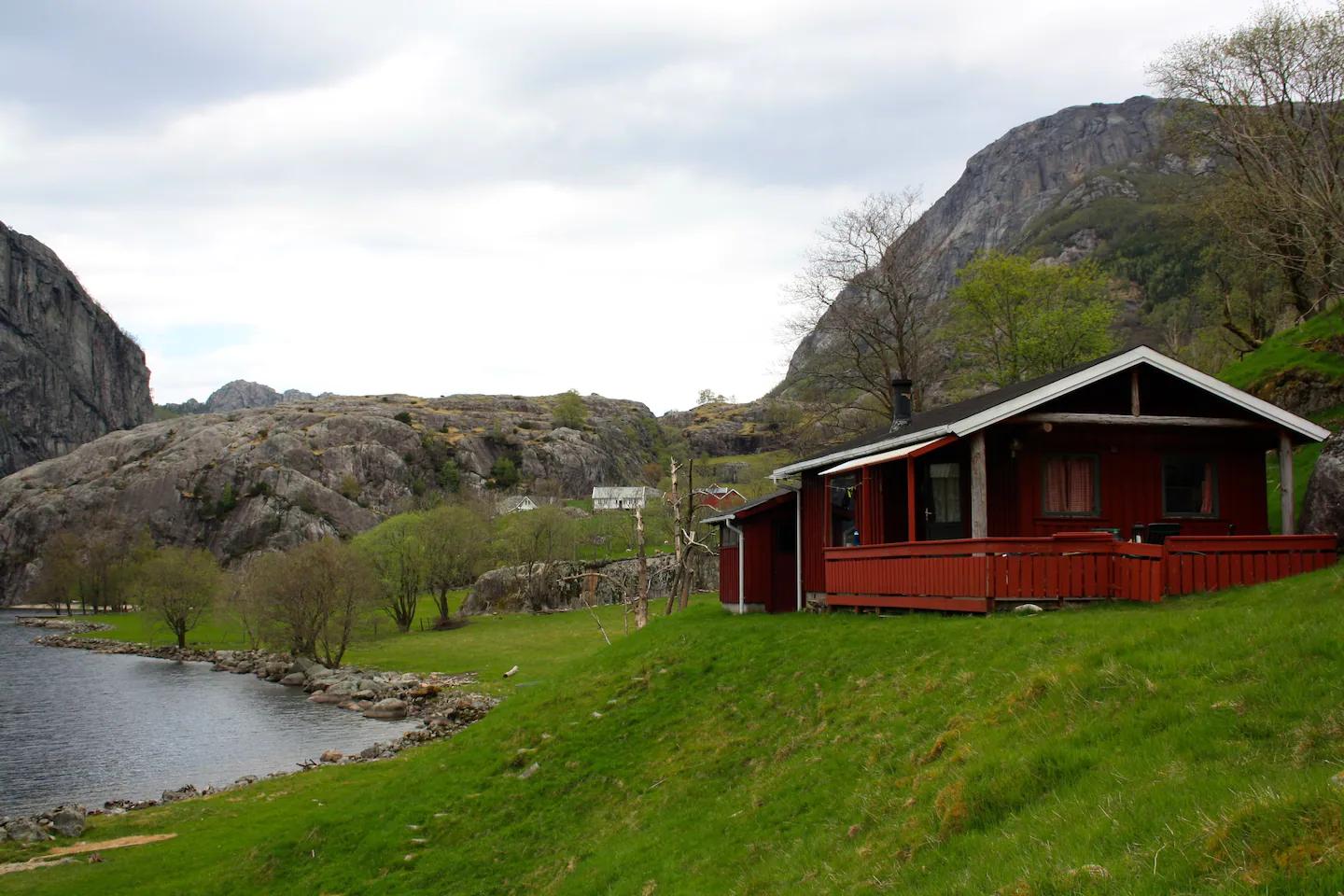 Eine Hütte mieten in Haukali, in der Nähe des Lysefjords