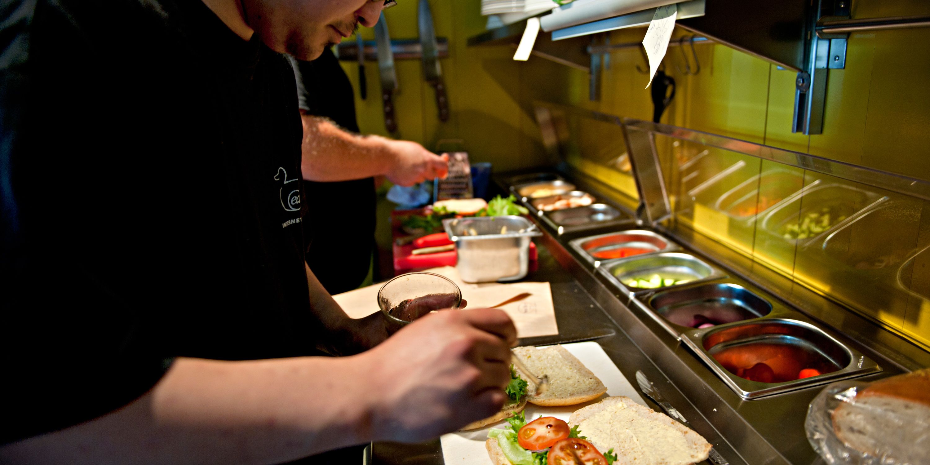 Marens Bakery serve delicious local lunch dishes.