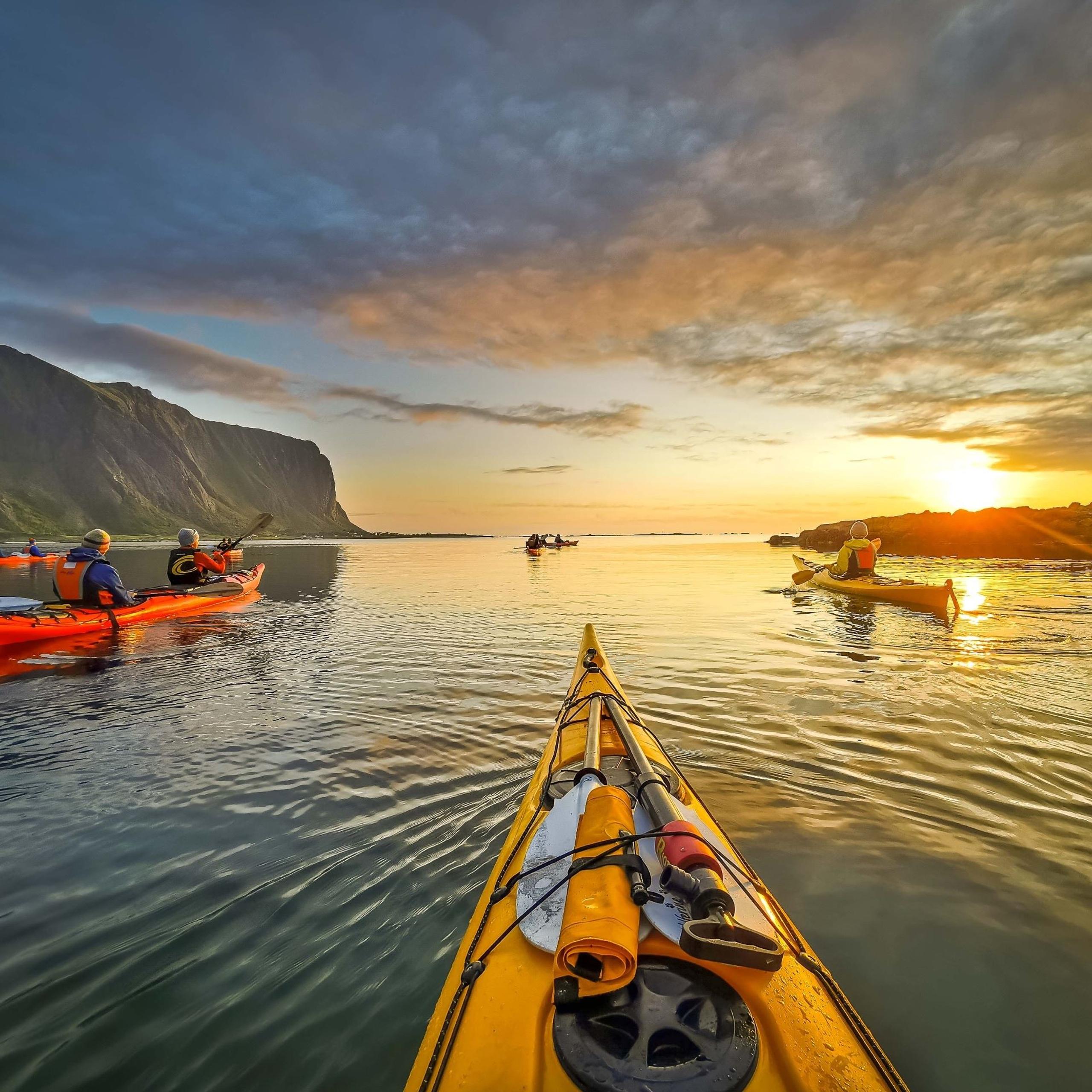 Midnight Sun kayak tour