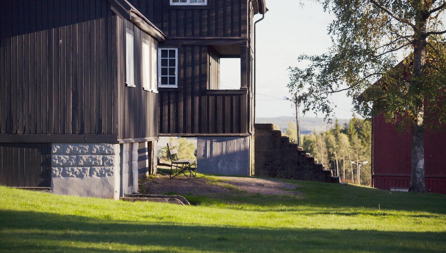 one of the buildings on the fort