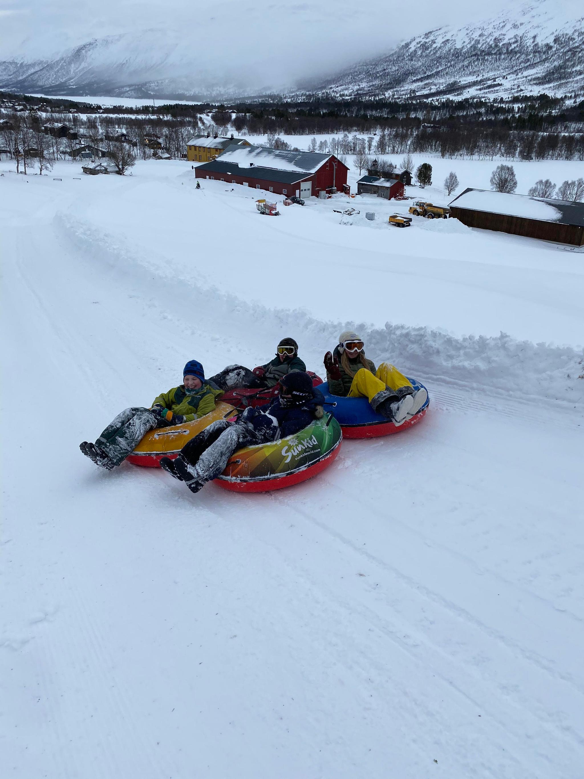 Fun with snowtubes!