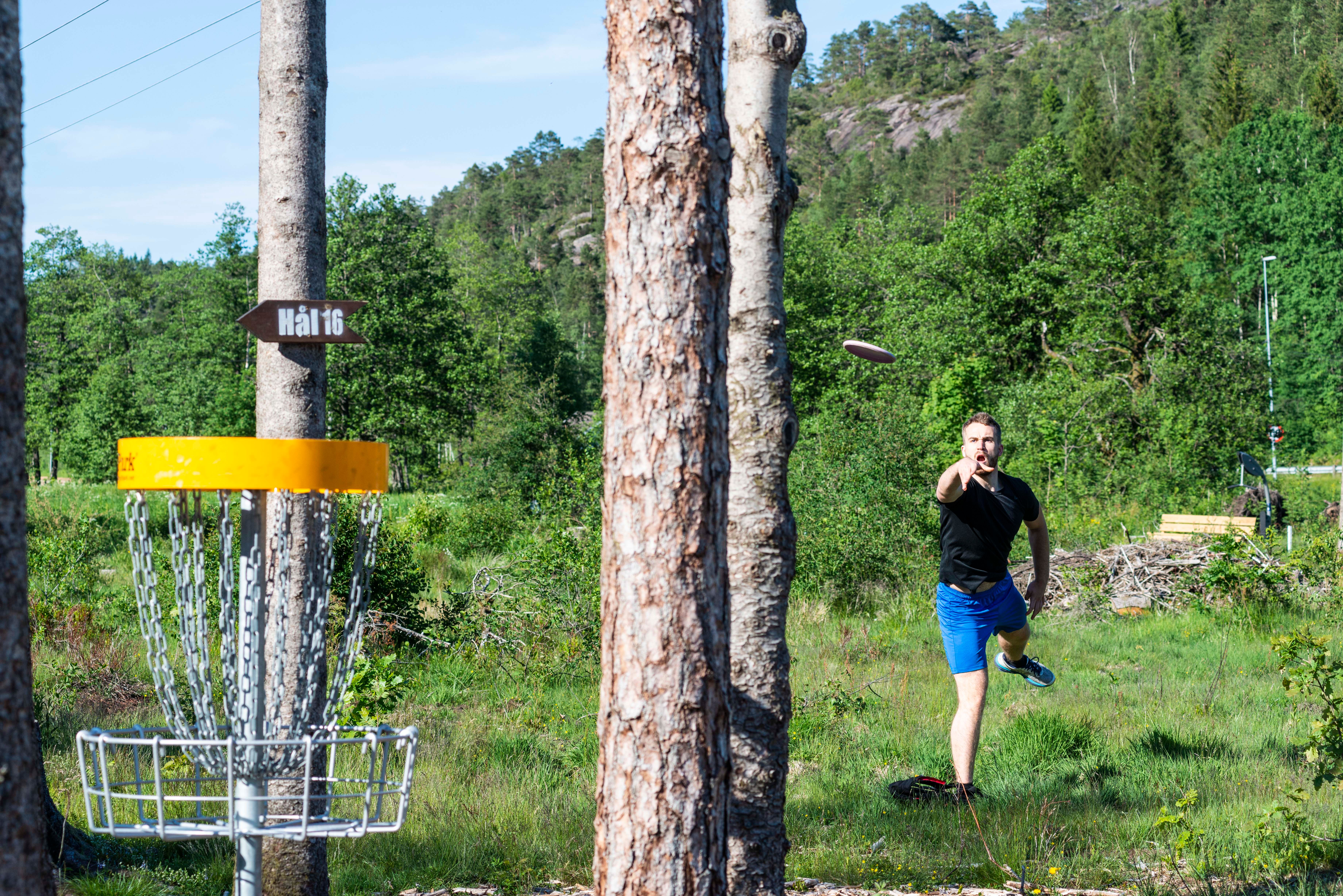 Frisbeegolf, Konsmoparken, Lyngdal
