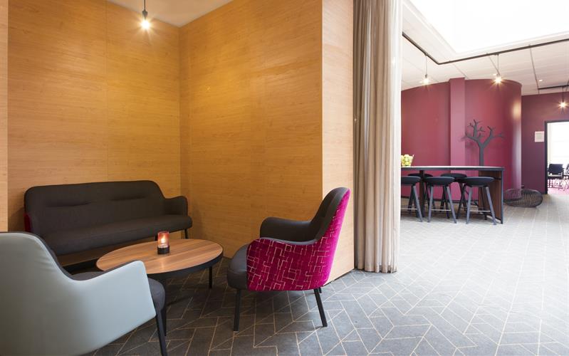 seating space in the common areas