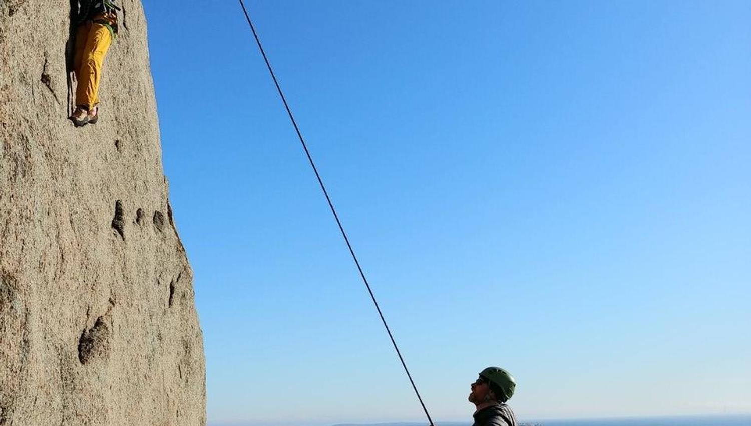 Rock climbing
