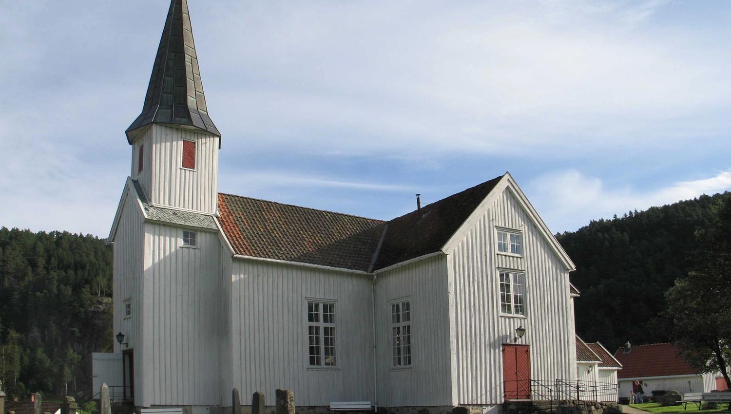 Laudal kirke, en korskirke