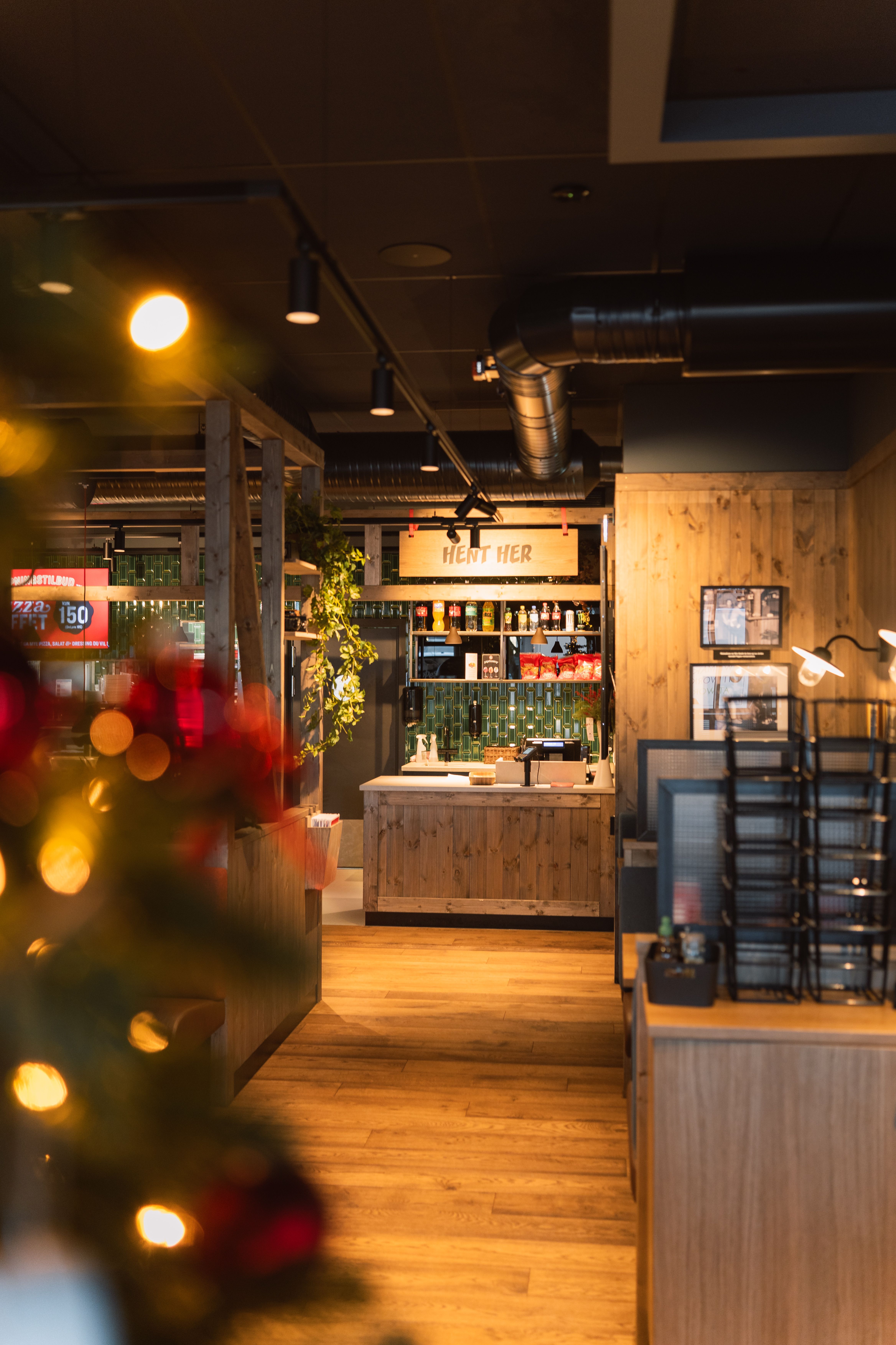 Peppes Pizza på Gjøvik. Interiør