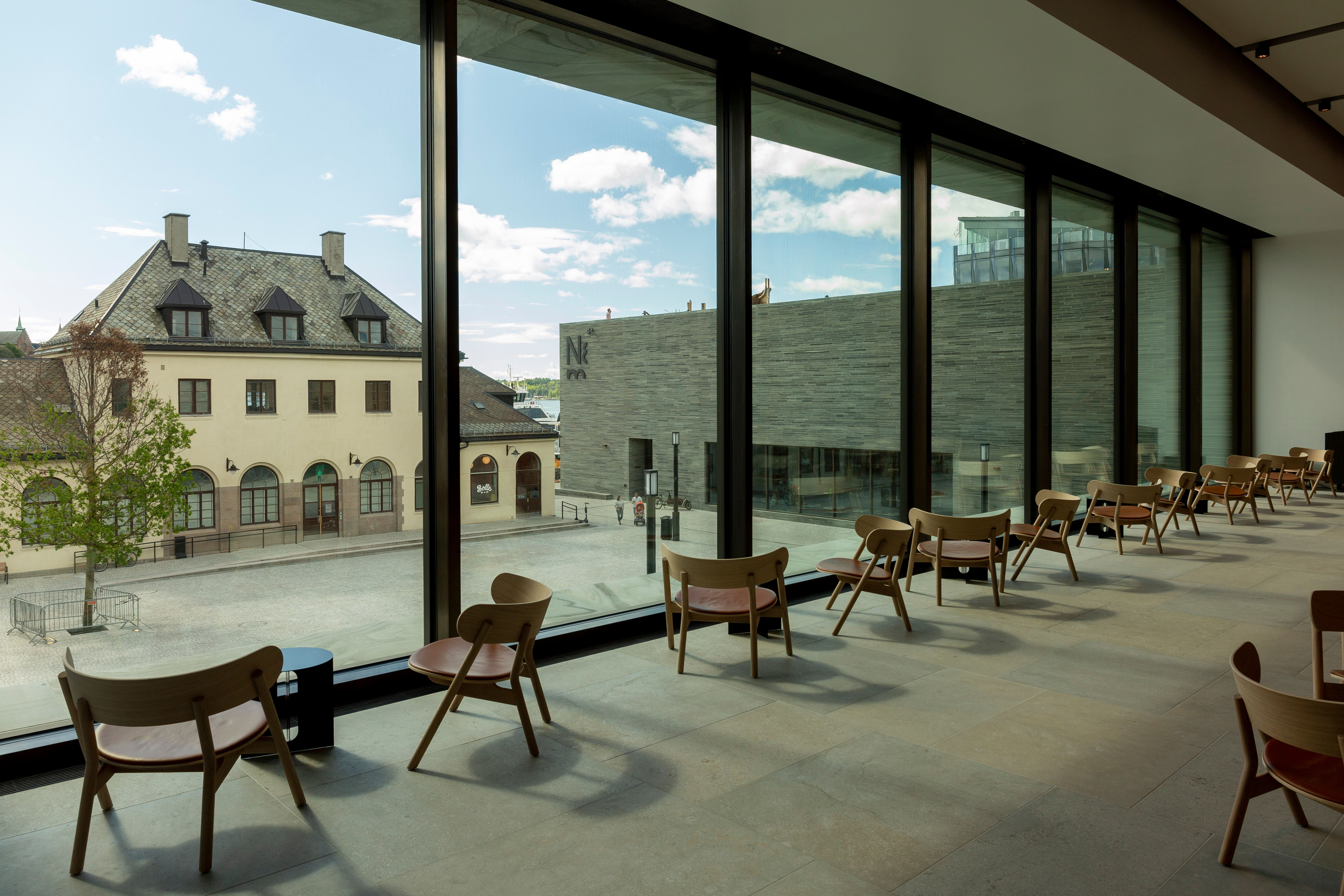 A view towards the Nobel Peace Center.