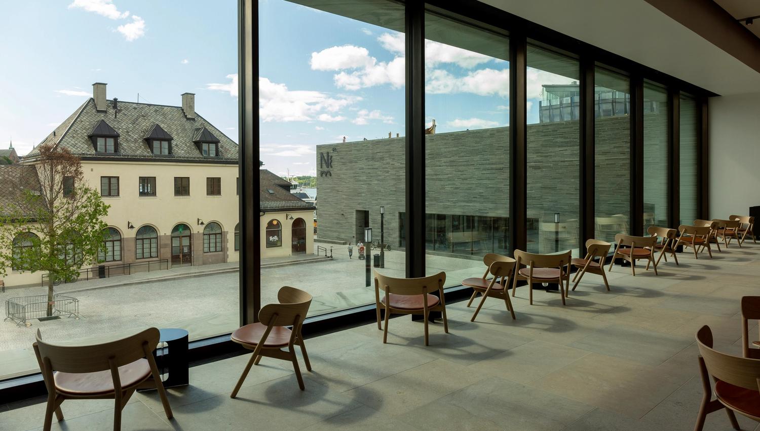 A view towards the Nobel Peace Center.