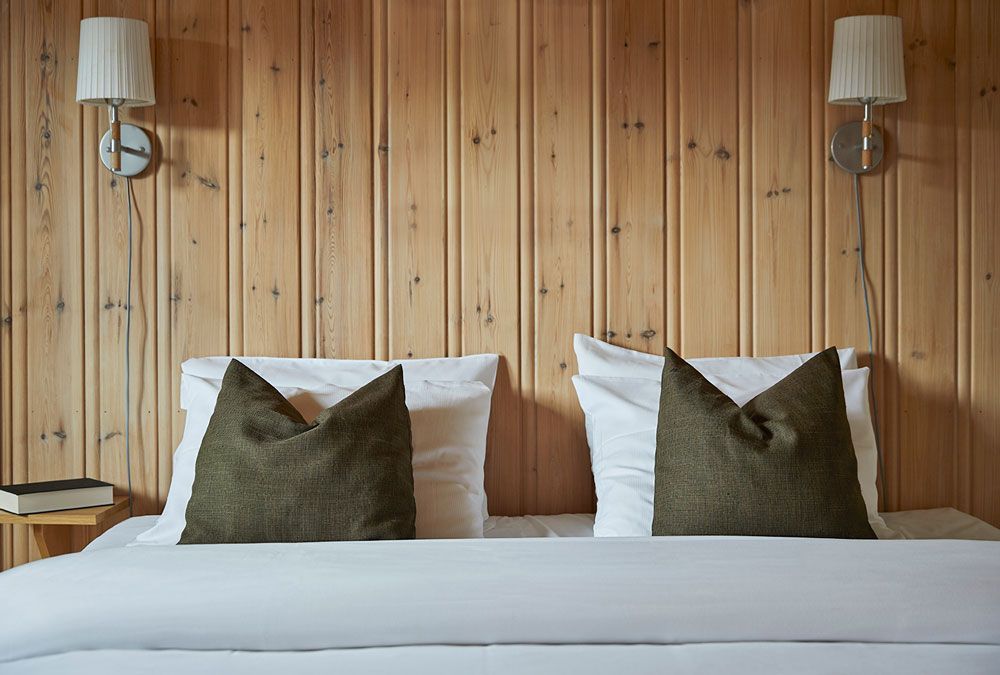 bed in cabin to Gaustablikk mountain cabins
