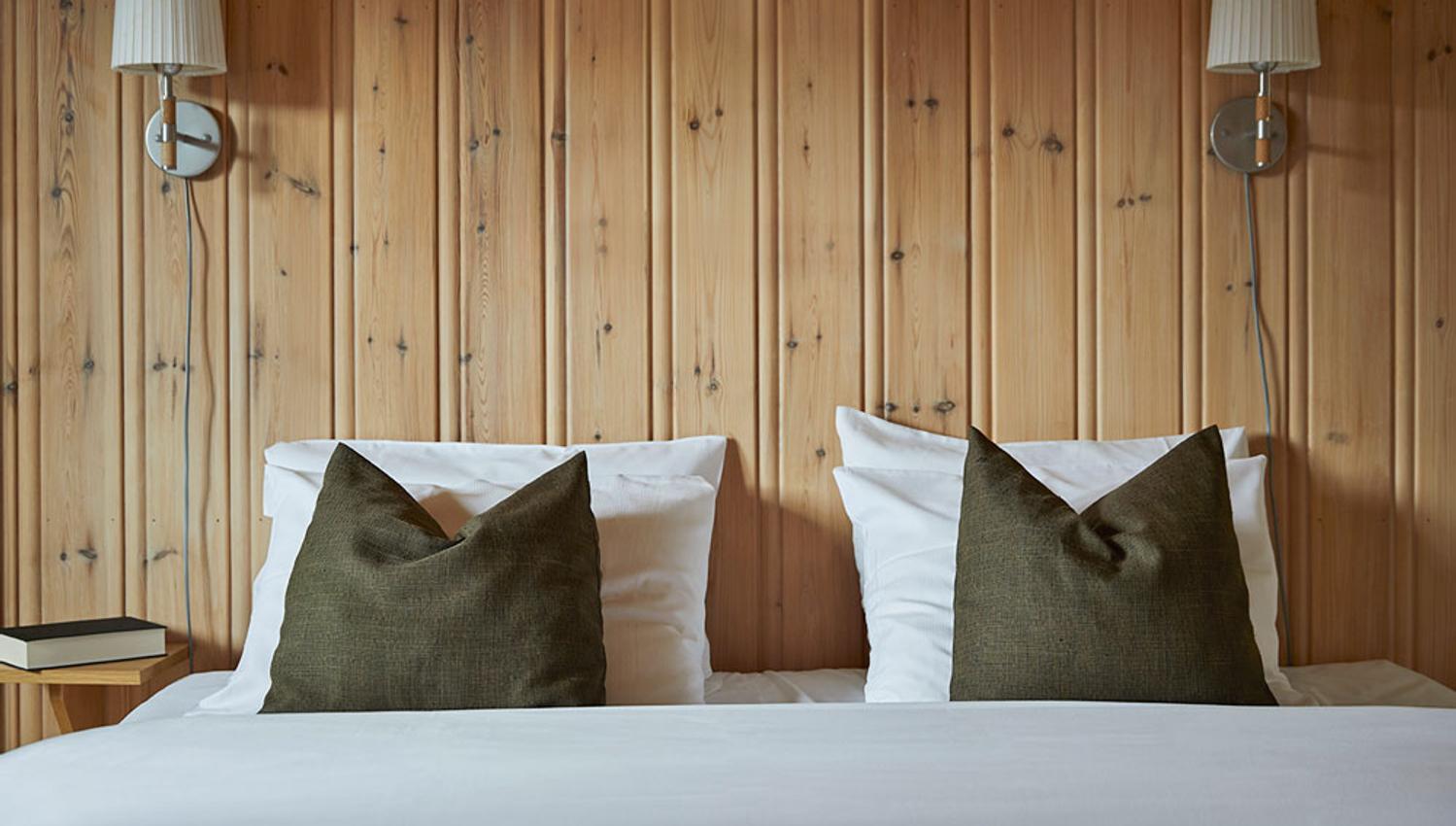 bed in cabin to Gaustablikk mountain cabins