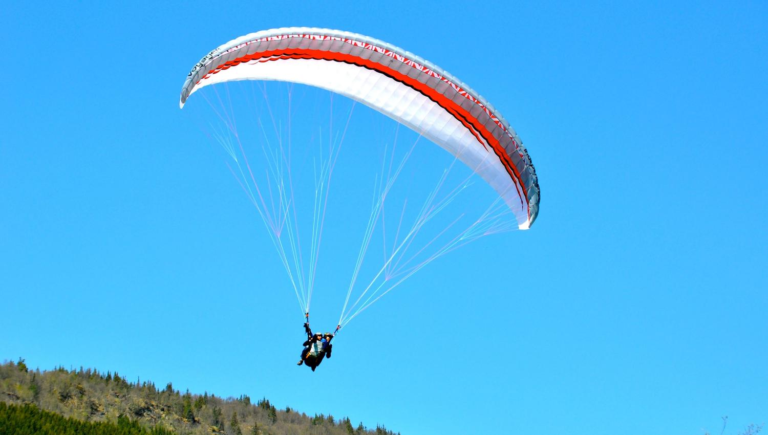 Tandem paragliding med Voss HPK
