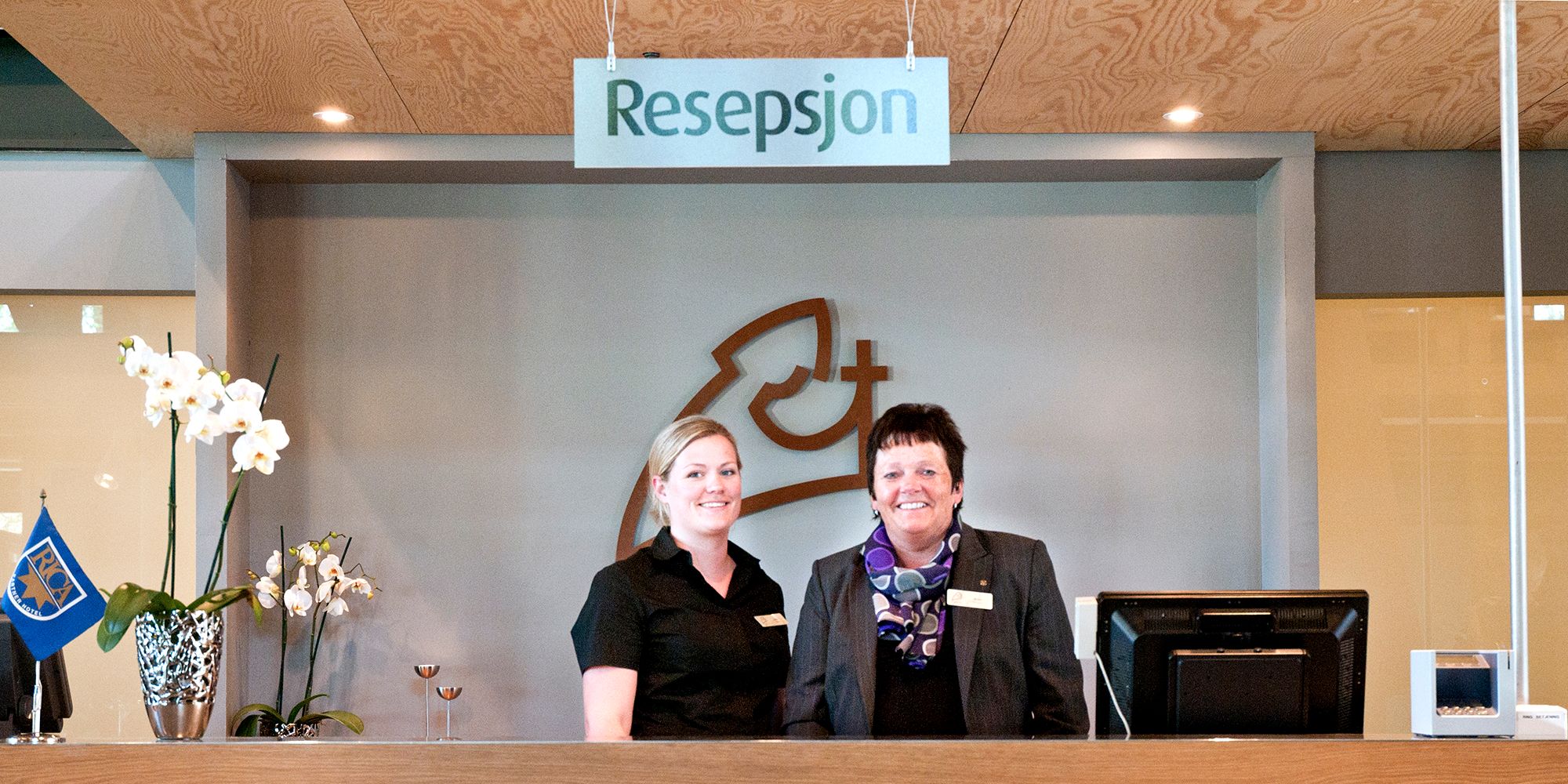 Stiklestad Hotell - the reception