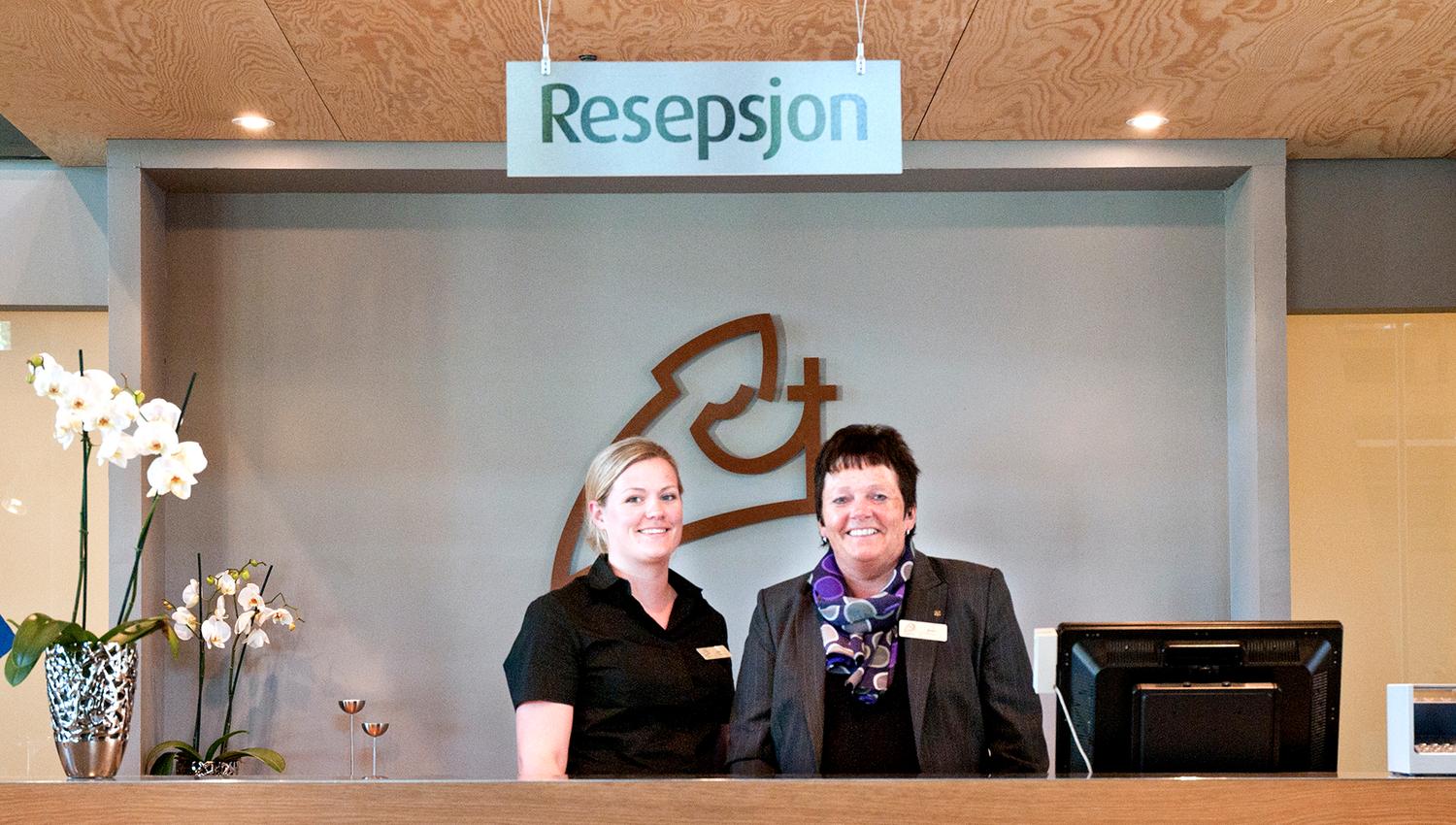 Stiklestad Hotell - the reception
