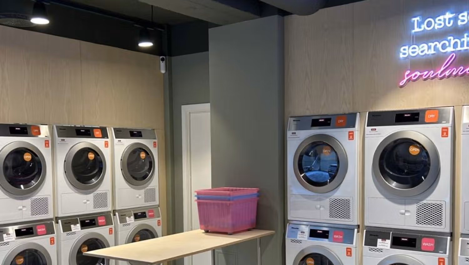 Inside of the Clean Kokos Laundromat (picture 1)