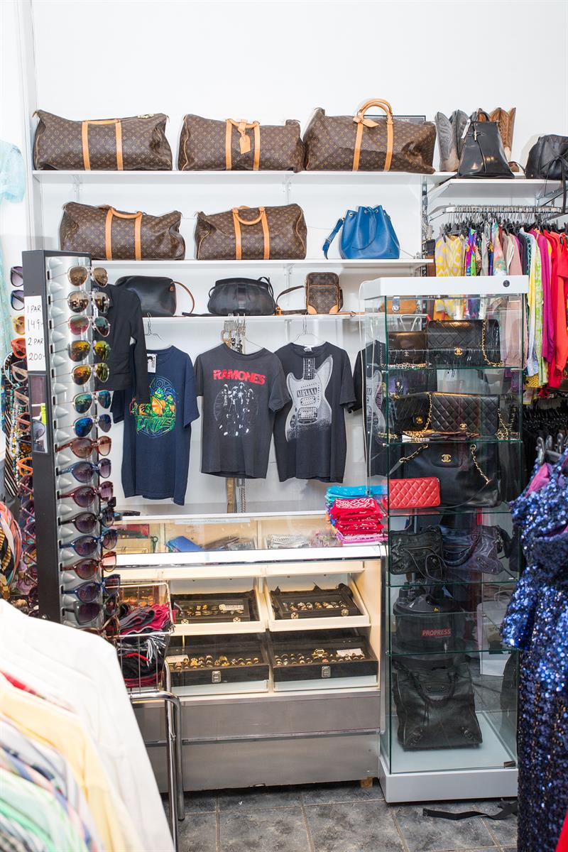 jewellery, bags and sunglasses