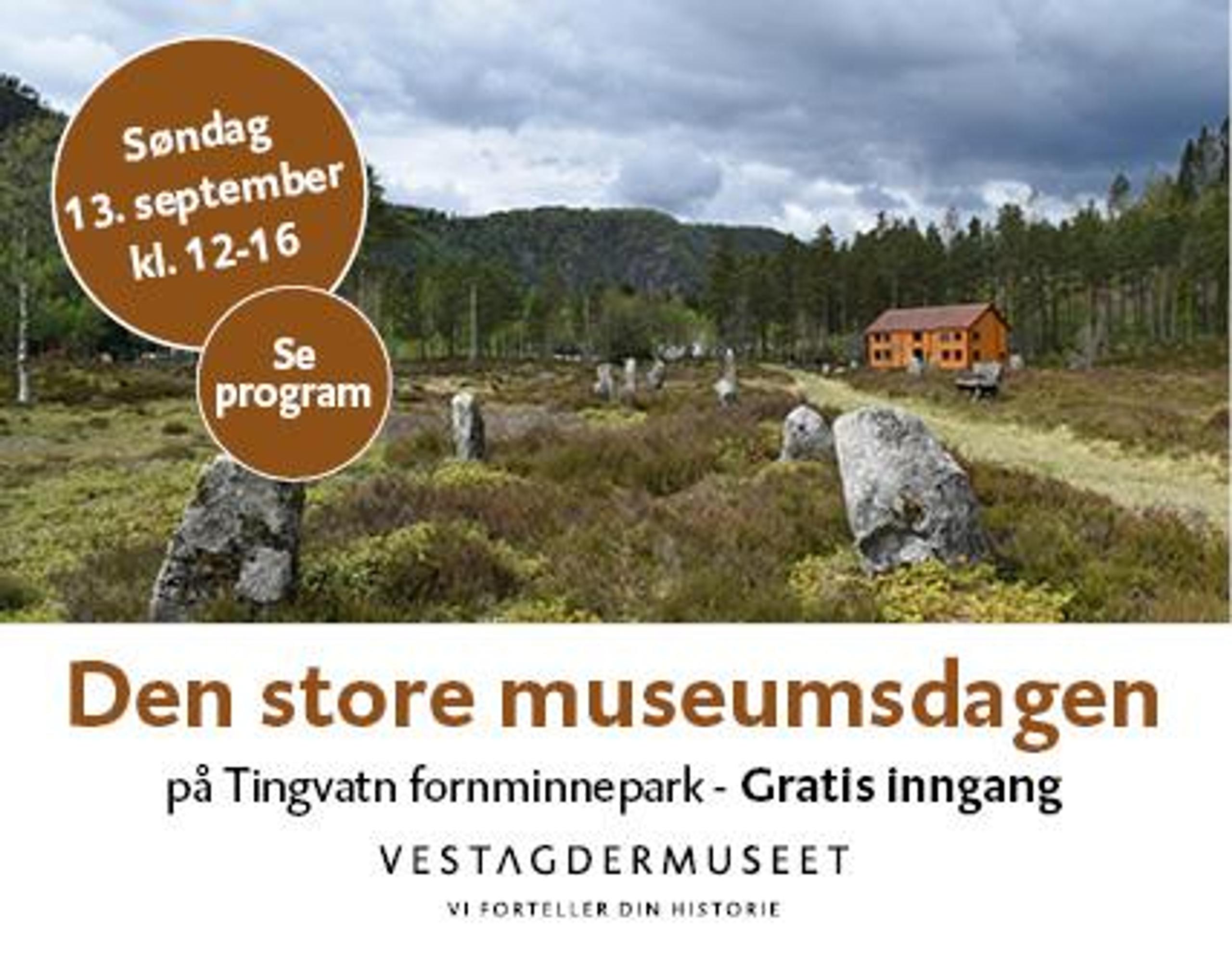 Den store museumsdagen 2026 på Tingvatn fornminnepark