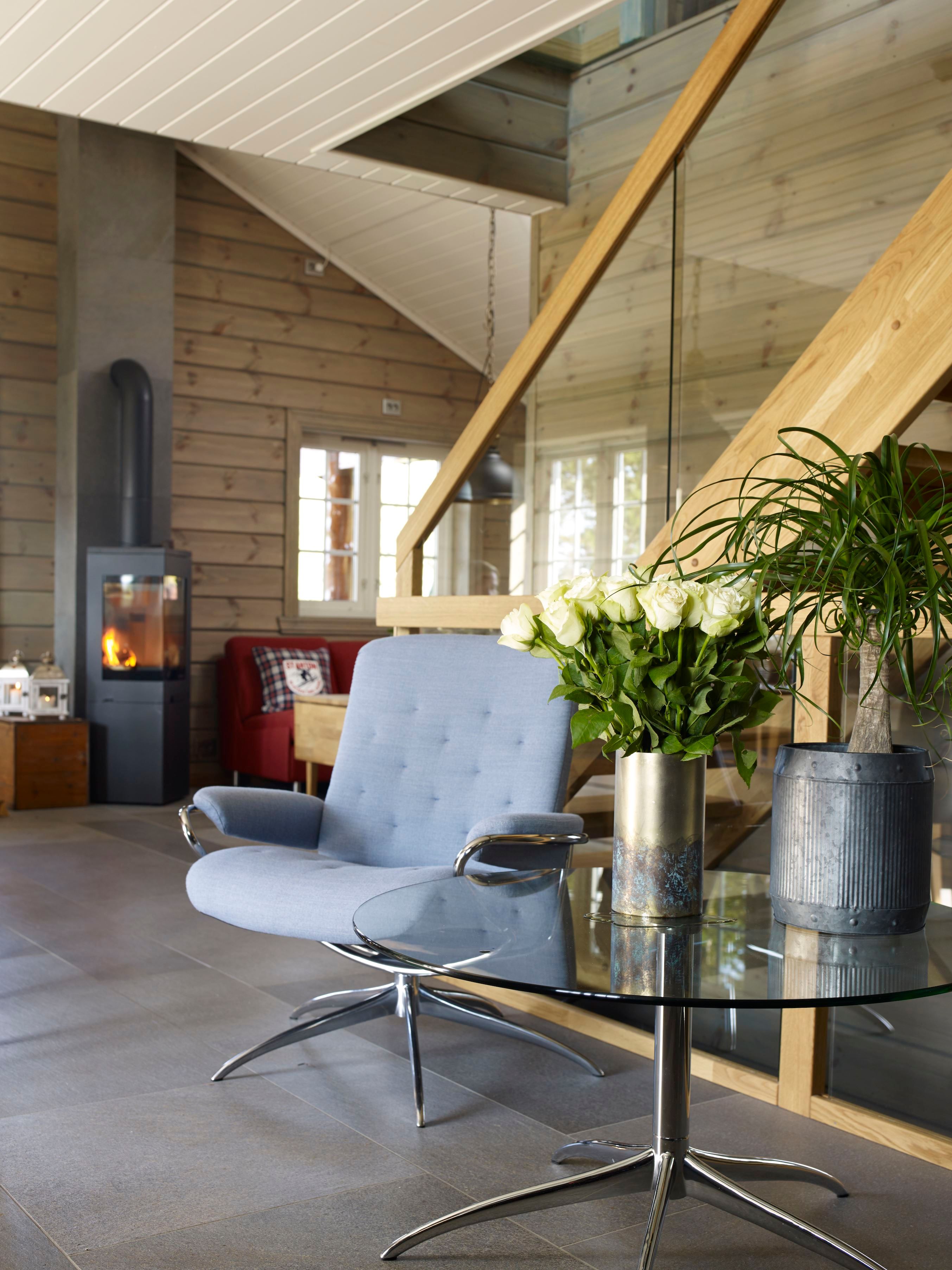 Interiør ved Furuvins Lodge i Stryn, ved Stryn turløyper og skisenter.
