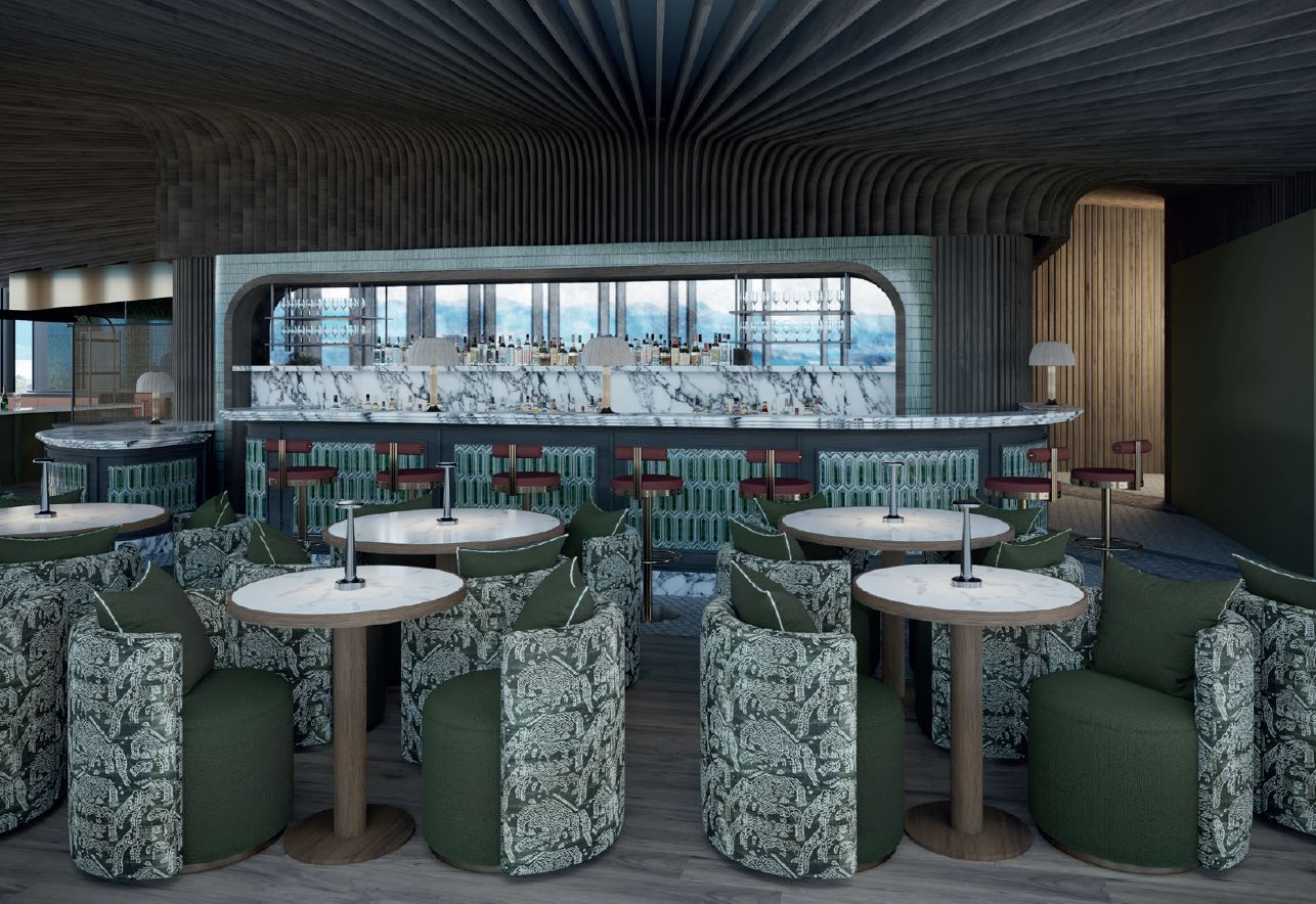 Skybar in a sleek design