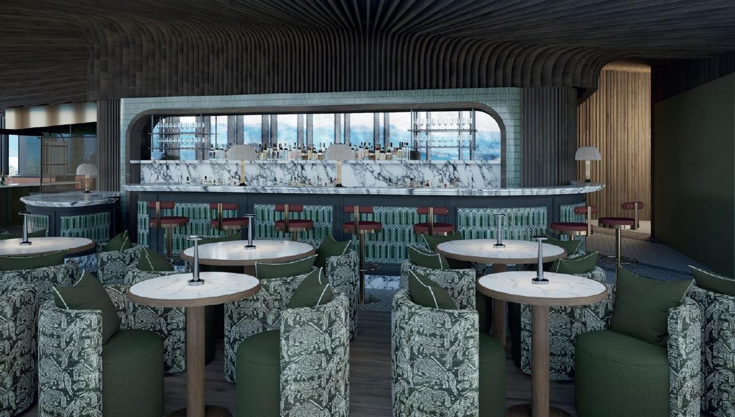 Skybar in a sleek design