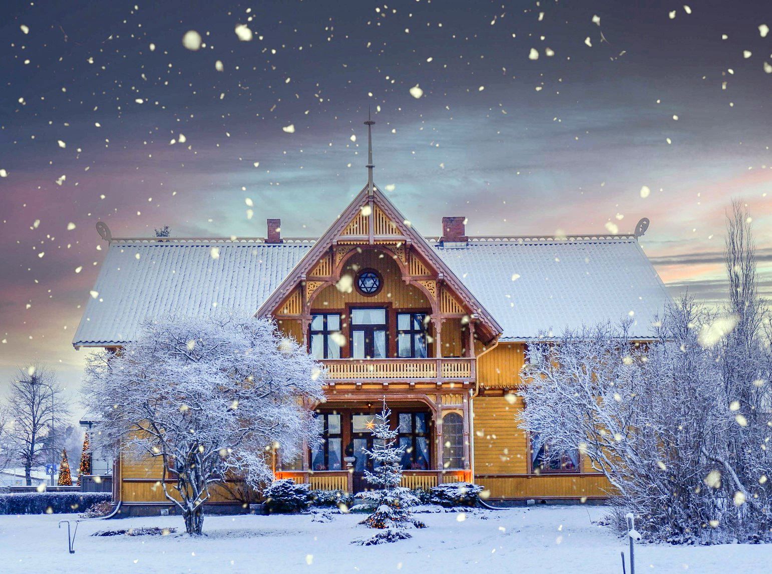Negarden 1897 - Fasade vinter