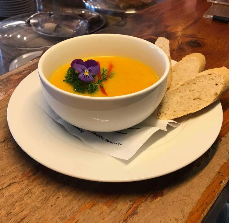 Soup and bread